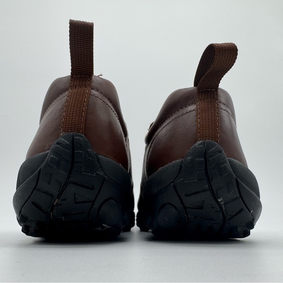 Merrell Jungle Moc Brown Leather Slip On Size 11 W - Picture 5 of 11